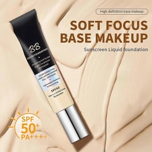 Fond de Ten BB Cream cu SPF50, Waterproof, Long Lasting, Full Coverage, 01 Ivory - O'cheal
