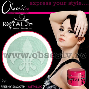 Gel colorat unghii Royal Femme FRESHY SMOOTH METALLIC (Geluri Profesionale Unghii) - Img 2