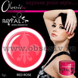 Gel colorat unghii Royal Femme RED ROSE (Geluri Profesionale Unghii) - Img 2