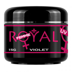 Gel UV Violet 3 in 1 Royal Femme, Baza Constructie Finish, 15 ml