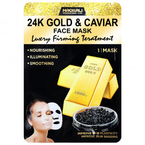 Masca de Fata cu Aur de 24K si Caviar