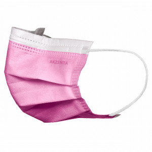 Masca Faciala Top Mask Ultrasafe Tip IIR Akzenta ONE Culoare Flamingo Fuchsia Cutie 50 Buc