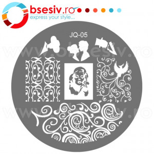 Matrite Stampile Unghii, Cod JQ-05, Accesorii Profesionale Manichiura - Img 2