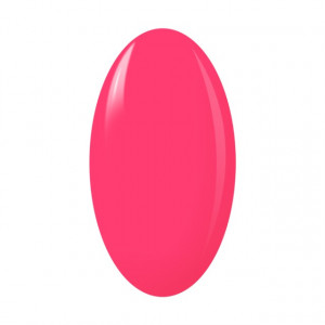 Oja Semipermanenta One Step Color, Exclusive Nails, Cod 30, Cantitate 5ml, Culoare Roz Rosiatic Neon - Img 1
