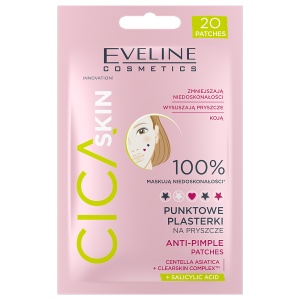 Plasturi Anti-Coșuri cu Acid Salicilic Eveline Cosmetics - Vindecare Rapidă și Discretă 20 Buc.