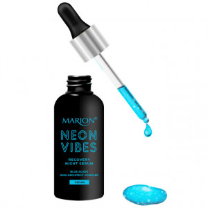Ser de Noapte Recuperare Vegan Neon Vibes Blue Agave & Skin Architect Complex, Marion