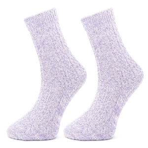Sosete Pufoase Set 2 Perechi Model 'Fluffy Dreams' Light Purple | Confort Absolut și Eleganță