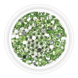 Strasuri Unghii Pietricele Culoare Verde Brotacel, Pietre Decorative Manichiura