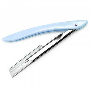 Brici Profesional Calcaie cu 5 Lame de Rezerva, Culoare Albastru