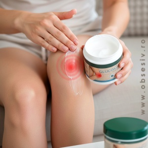 Cremă de Corp cu Glucozamină Herbamedicus 250 ml - Hidratare, Îngrijire și Mobilitate Articulară