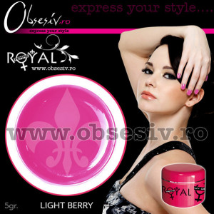 Gel colorat unghii Royal Femme LIGHT BERRY (Geluri Profesionale Unghii) - Img 2