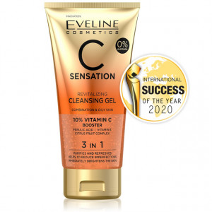 Gel Revitalizant Curatare Ten 3 in 1 C Sensation Eveline Cosmetics