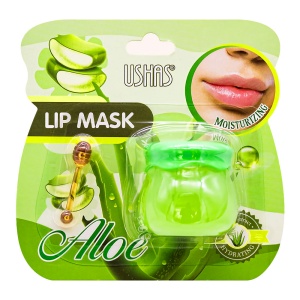 Mască de Buze Ushas Moisturizing Aloe – Hidratare Intensivă și Reparare pentru Buze Uscate
