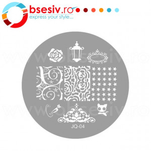 Matrite Stampile Unghii, Cod JQ-04, Accesorii Profesionale Manichiura - Img 2