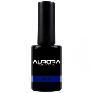 Oja Semipermanenta Aurora Culoare Albastru 'Azure' No 63 Cantitate 11 ml 