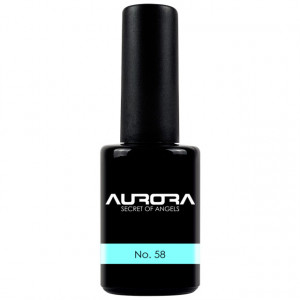 Oja Semipermanenta Aurora Culoare Albastru 'Celeste' No 58 Cantitate 11 ml