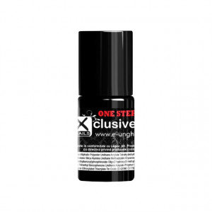 Oja Semipermanenta One Step Color, Exclusive Nails, Cod 30, Cantitate 5ml, Culoare Roz Rosiatic Neon - Img 2