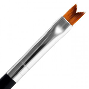 Pensula Gel French cu Capac Metalic No 4 Lila Rossa