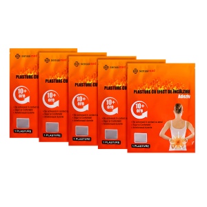 Plasturi Termici cu Cărbune Activ pentru Vreme Rece și Relaxare - Set 5 Buc (10 x 13 cm)