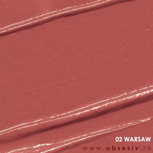 Ruj Lichid Mat Hipoalergenic Vegan - 02 Warsaw, Bell Mat Liquid Lips - Prezentare culoare produs.