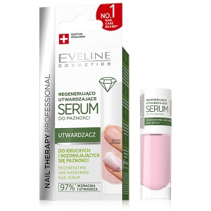 Ser pentru Regenerarea și Întărirea Unghiilor Eveline Cosmetics Nail Therapy - Tratament Intensiv, 8ml