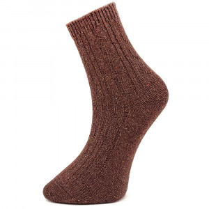 Sosete Thermo Calduroase din Lana Model 'Colored Rain' Rust