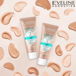 CC Cream Correction Magical Colour Eveline cu SPF15 Culoare Light Beige No.50