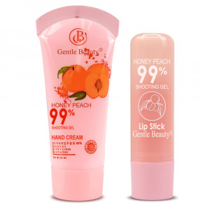Kit Ingrijire Maini si Buze cu 99% Extract de Piersica Dulce Gentle Beauty®