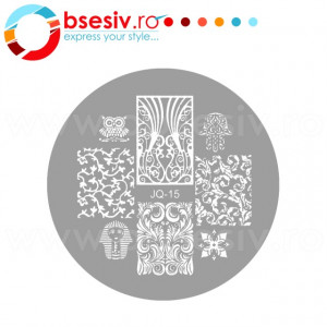 Matrite Stampile Unghii, Cod JQ-15, Accesorii Profesionale Manichiura - Img 2