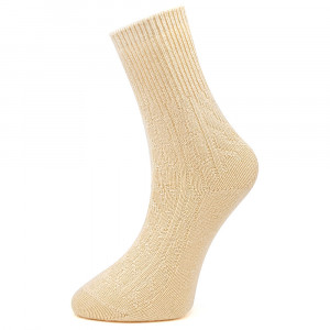 Sosete din Mix de Lână Rezistente la -30°C, 1 Pereche Model 'Wool Wave' Sunny