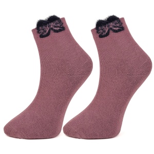 Sosete Groase Set 2 Perechi Model 'Free Flight' Dusty Purple | Căldură și Eleganță