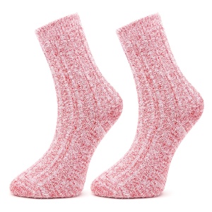 Sosete Pufoase Set 2 Perechi Model 'Fluffy Dreams' Red Pink | Confort Absolut și Eleganță