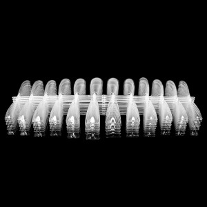 Tipsuri Dizolvabile Unghii Balerina Fara Pat de Lipire, Culoare Transparent 240 Buc