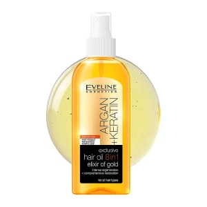 Ulei de Păr 8in1 cu Argan Keratina Ulei de Brusture si Vit. A - Regenerare Intensa si Restaurare Completa