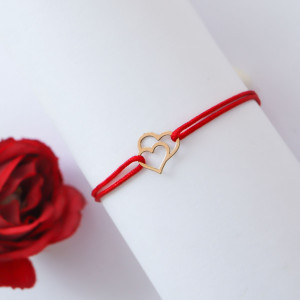 Bratara Inimioare Intro Clasic Collection din aur 14k - Img 2