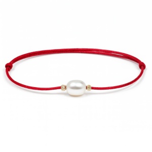 Brățară Simplicity Pearl cu bile din AUR 14K și Perlă de Cultură