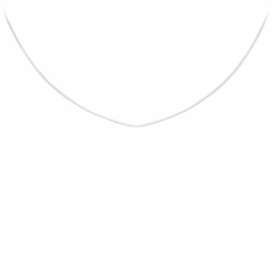 Colier Basic cu fir transparent si inchidere din aur - Img 5