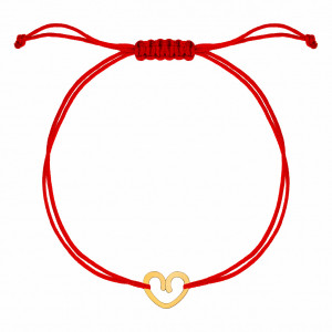 Brățară Connection cu inimioara din aur 14K