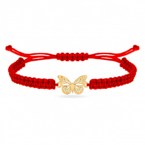 Brățară cu fluturas Exotique din aur 14 k