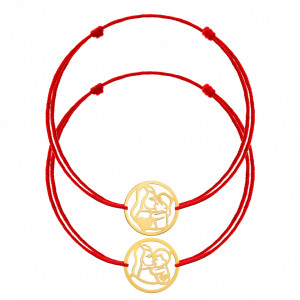 Brățară Supreme Mama & Bebe din aur 14k - Img 3