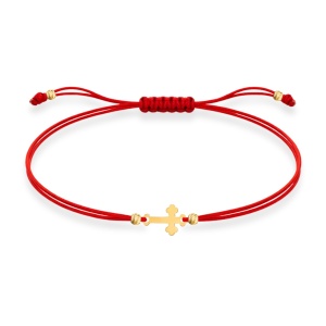 Bratara Cruciulita Clasic Collection din aur 14k - Img 9