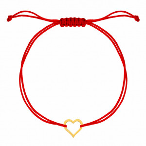 Bratara Amour cu inimioara din aur 14K