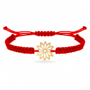 Bratara Floare Summer din aur 14k