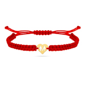Brățară Heart Family cu inimioara din AUR 14K