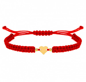 Bratara Inimioara Clasic Collection din aur 14k - Img 4