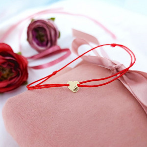 Bratara Inimioara Queen Clasic Collection din aur 14k - Img 3