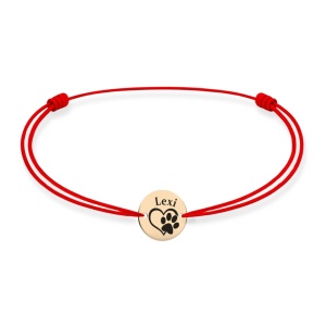 Brățară Paw Love cu bănuț de 10mm din Aur 14K