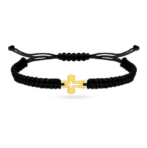Brățară Tiny Cross cu cruciuliță din AUR 14K