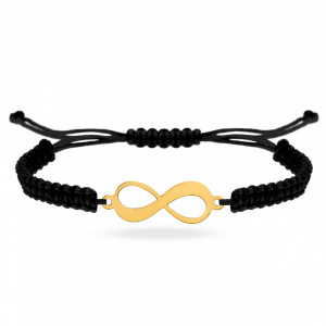 Brățară Endless cu infinit din aur 14K