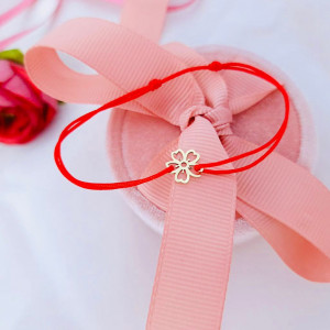 Bratara Floare din aur 14k - Img 2